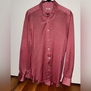 Kiton Napoli cotton dress shirt size 16 - Like new